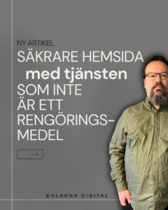 Säkrare hemsida med tjänsten som inte är ett rengöringsmedel