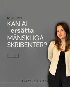 Kan AI ersätta mänskliga skribenter