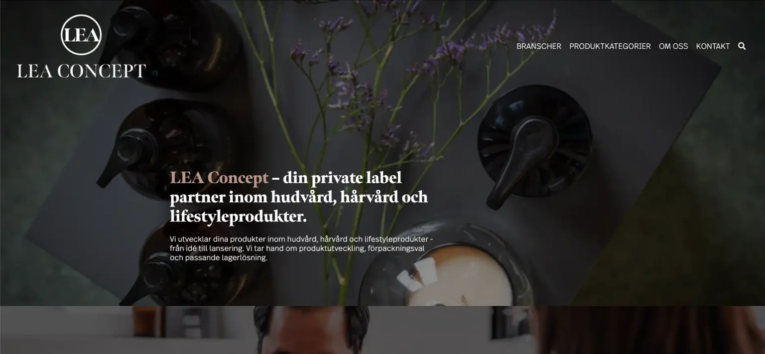 LeaConcepts webbsida